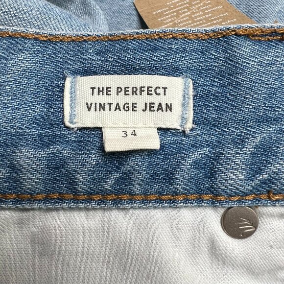 MADEWELL Women's The Perfect Vintage Jean in Banner Wash Size 34 NWT - Picture 6 of 7